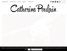 Tablet Screenshot of catherinepoulain.com